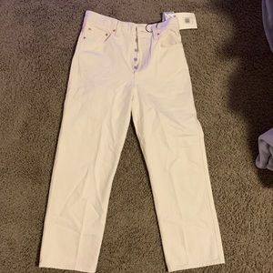 Levi’s Premium Ribcage Straight Ankle Jeans